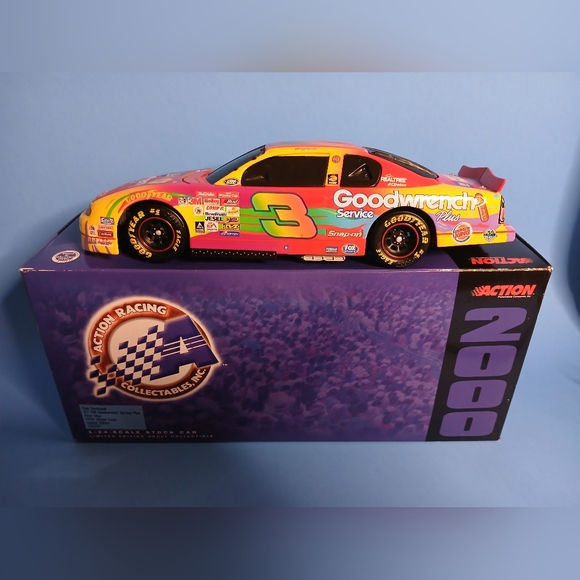 Action Ra ing Dale Earnhart Sr #3 Goodwrench/Petermax 2000 Monte Carlo Die Cast - Picture 1 of 7